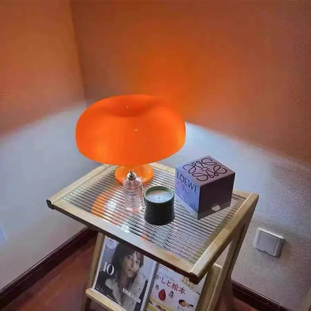 Table Lamp - Mushroom Touch Sensor Dimming LED Night Light Orange SW-36210345 - SWEET-LIGHTS