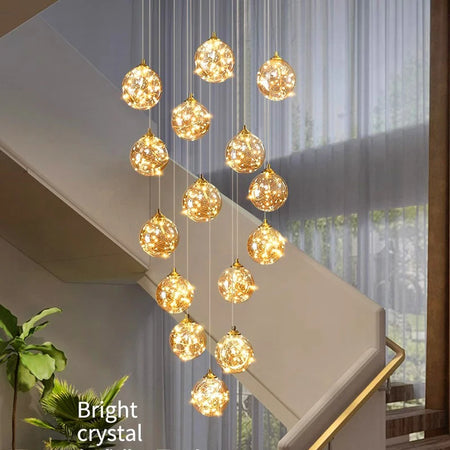 Chandelier - Nordic Home Decoration Stair Chandelier 6-30 Heads SW-36210347 - SWEET-LIGHTS