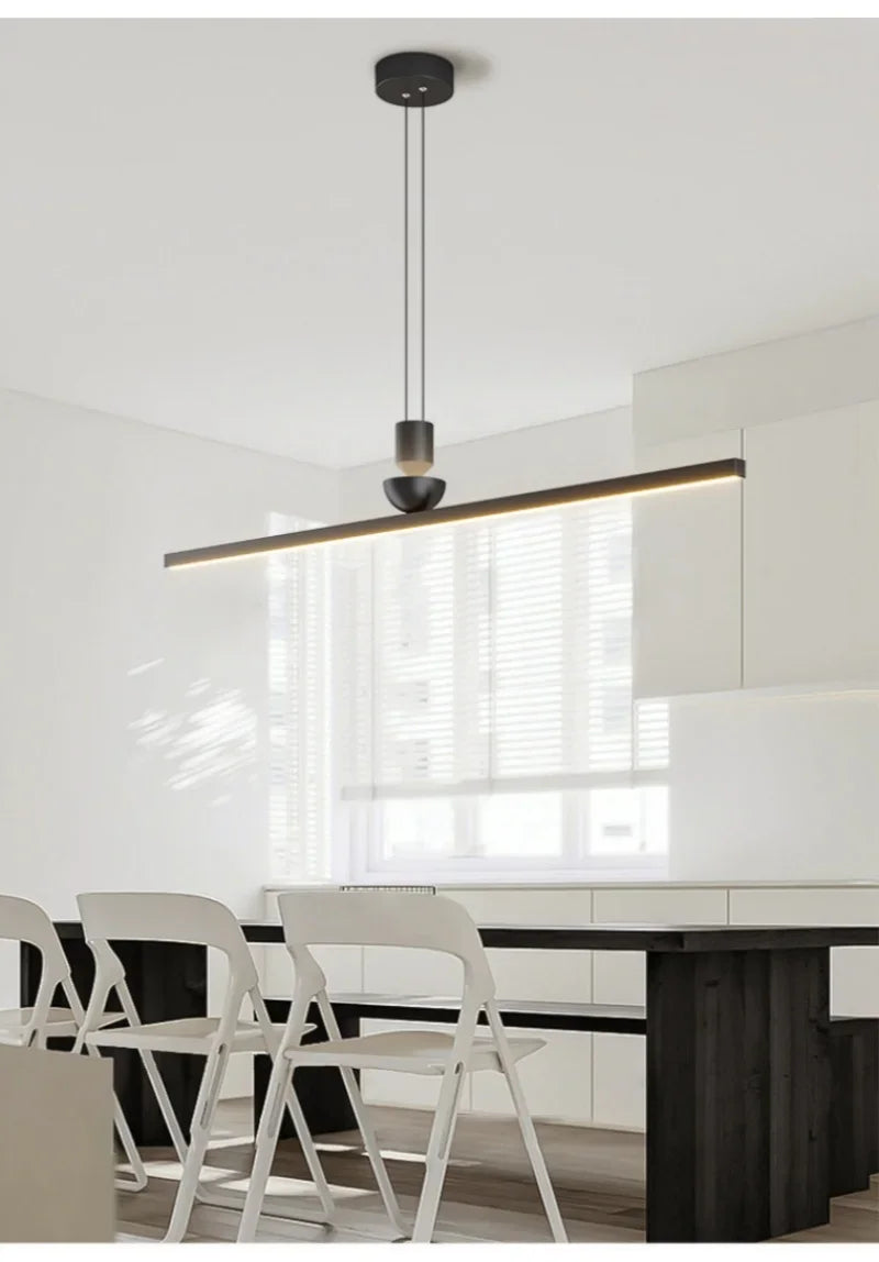 Pendant Light - Modern Minimalist LED Ceiling Chandelier Dining Room Bar Table Pendant Lights Linear Strip Luster SW-36210345 - SWEET-LIGHTS