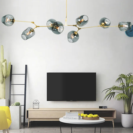 Pendant Light - Italy Designer Magic Bean Ceiling Chandelier Multi Color Glass Lampshade LED Lighting SW-36210458 - SWEET-LIGHTS