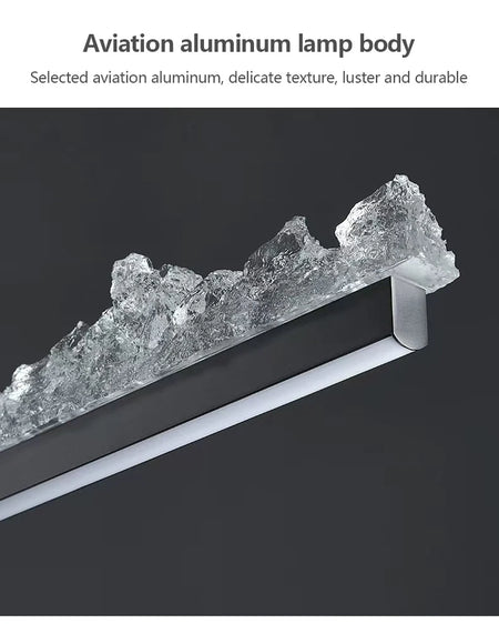 Pendant Light - Italian Minimalist Iceberg Chandeliers Modern Luxury Long Strip Hanging Lights for Bedroom Dining Room Kitchen Island Led Lamp SW-36210123 - SWEET-LIGHTS