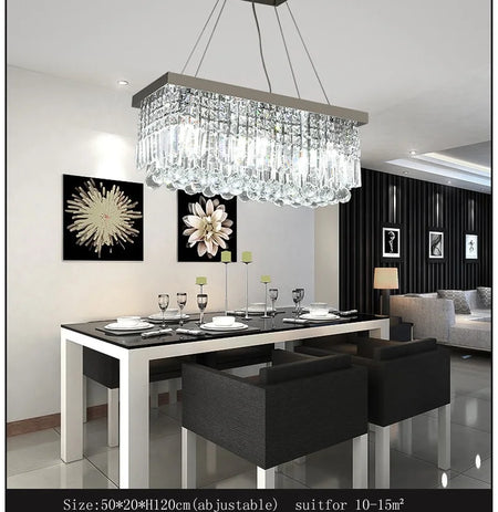 Pendant Light - LED Crystal Chandelier Modern Dining Lamp SW-36210923 - SWEET-LIGHTS