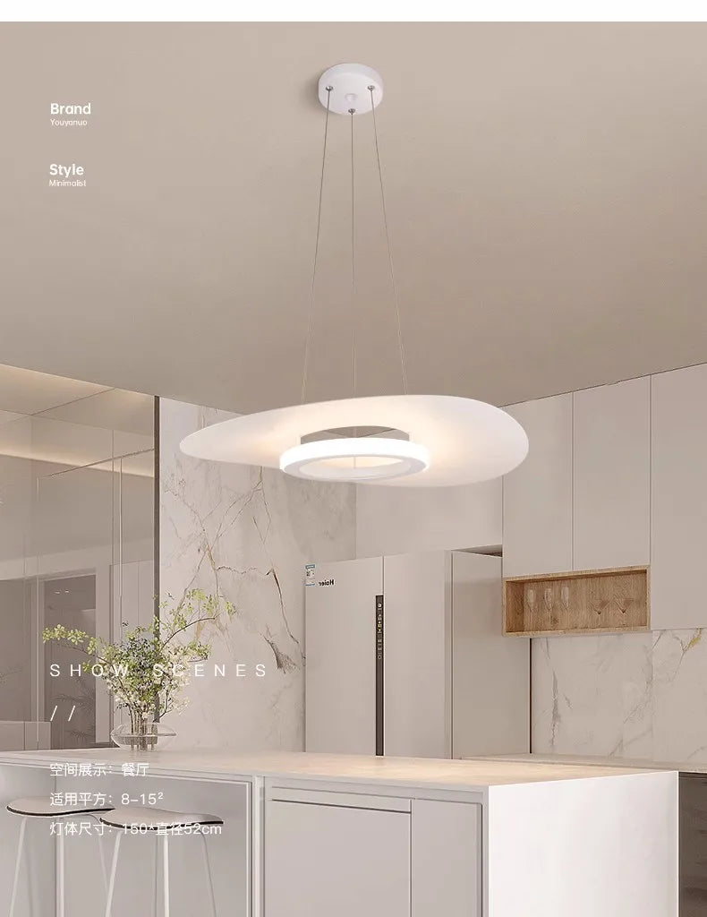 Pendant Light - Nordic Led Changeable Light Metal Lamp SW-36210567 - SWEET-LIGHTS