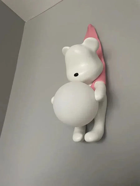 Children Lighting - SANDYHA Modern Resin Wall Lamp Cute Bear Design SW-36210578 - SWEET-LIGHTS
