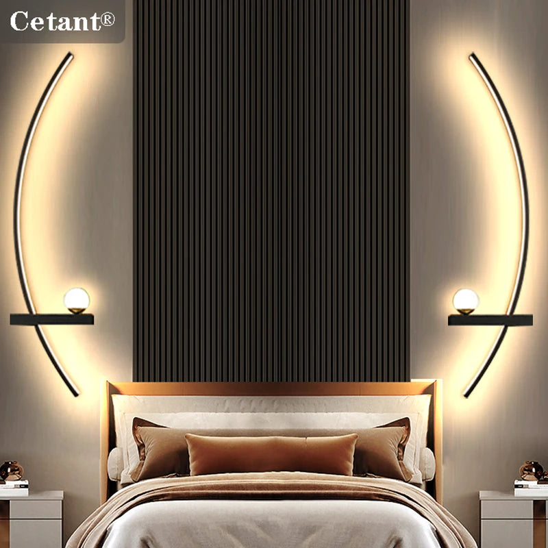 Wall Light - Bedside LED Wall Lamp Smart Remote Control Sconces Lighting for Bedroom Living Room Indoor SW-36210458 - SWEET-LIGHTS