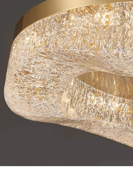 Ceiling Light - AiPaiTe Gold Rounded Copper Chandelier SW-36210579 - SWEET-LIGHTS