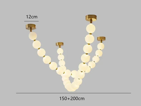 Pendant Light - Nordic Beads LED Chandelier for Home Decor SW-36210478 - SWEET-LIGHTS