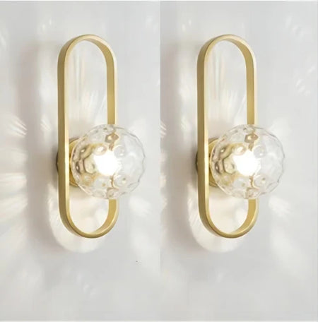 Wall Light - Modern Minimalist LED E27 Wall Sconce Glass SW-36210345 - SWEET-LIGHTS