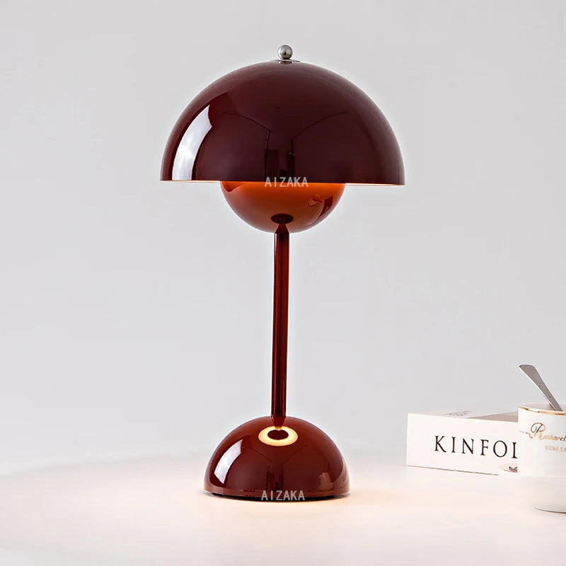 Table Lamp - Touch Control Infinitely Dimmable Mushroom Desk Lamp for Bedroom Living Room Study Cafe Restaurant SW-36210438 - SWEET-LIGHTS