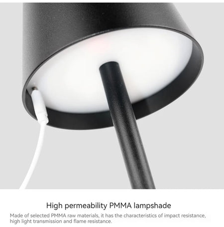 Table Lamp - 5200mAh USB Aluminum Alloy LED Rechargeable for Bar Living Room Reading Wireless SW-36210567 - SWEET-LIGHTS