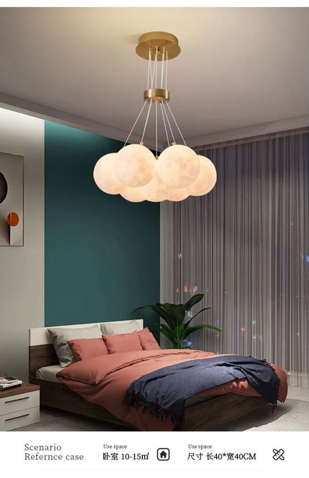Children Lighting - Creative Moon Ceiling Chandelier Indoor Lamp SW-36210345 - SWEET-LIGHTS