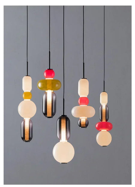 Pendant Light - Modern Candy Glass Italian Hanging Lamp for Loft Kitchen and Restaurant Decor SW-36210345 - SWEET-LIGHTS