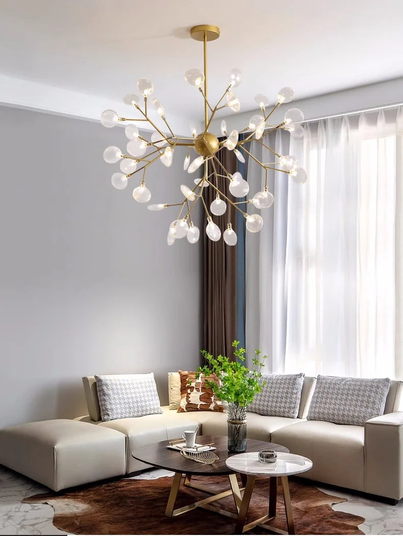 Pendant Light - Nordic G4 Led Chandelier Modern Branch Gold Black SW-36210678 - SWEET-LIGHTS