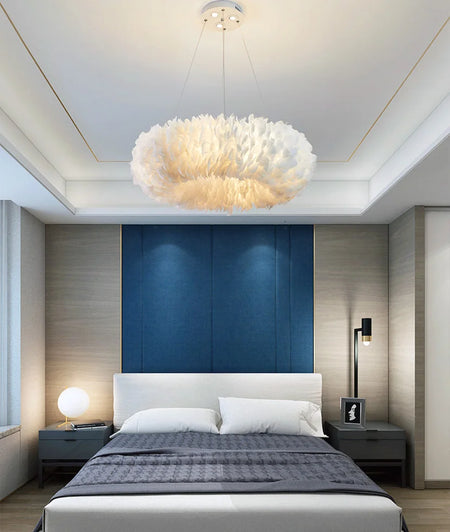 Pendant Light - Nordic Goose Feather LED Chandelier Home Decor SW-36210345 - SWEET-LIGHTS