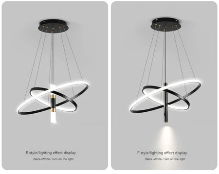 Pendant Light - Modern Round LED Chandelier Fixture for Home Decor SW-36210467 - SWEET-LIGHTS