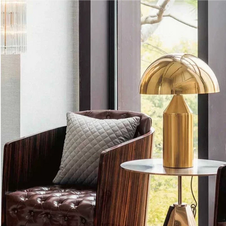 Table Lamp - Electroplating Nordic Black White Gold Mushroom LED Decor SW-36210345 - SWEET-LIGHTS