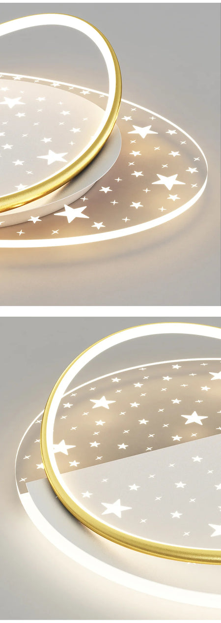 Ceiling Light - New Modern LED Black/Gold with Remote Control SW-36210678 - SWEET-LIGHTS