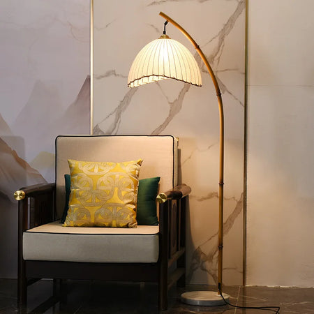 Floor Lamp - Foyer Wabi Sabi Canvas Shades LED Metal Light SW-36211023 - SWEET-LIGHTS