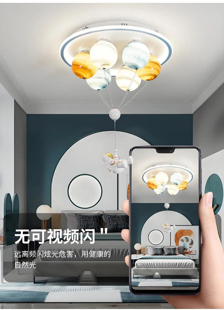 Children Lighting - Modern Astronaut LED Ceiling Light for Kids Room Decor SW-36210438 - SWEET-LIGHTS