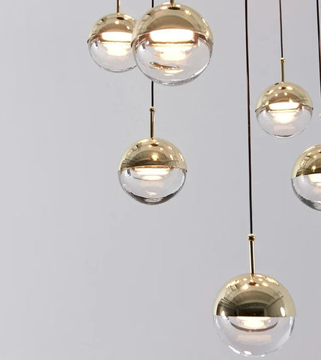 Pendant Light - Creative Round Crystal Dora Long Line for Bedroom and TV Background SW-36214567 - SWEET-LIGHTS