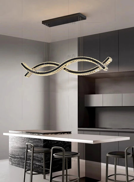 Pendant Light - Modern LED Ring Chandelier for Living Room SW-36210789 - SWEET-LIGHTS