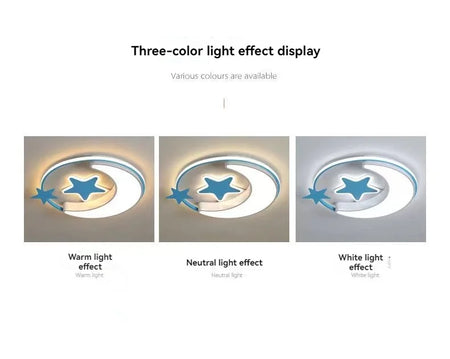 Children Lighting - Moon Star Led Ceiling Light Fixture For Kid Room Bedroom SW-36210234 - SWEET-LIGHTS