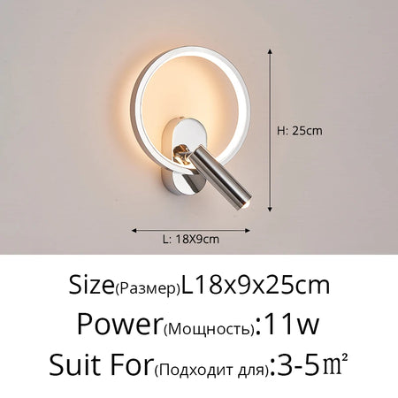 Wall Light - Minimalist Bedside Reading Lamp with Spotlights SW-36210345 - SWEET-LIGHTS