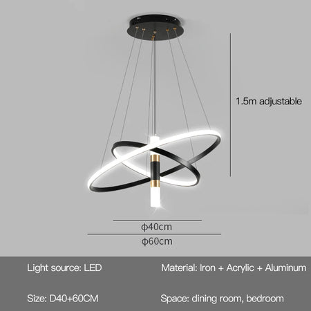 Pendant Light - Modern Round LED Chandelier Fixture for Home Decor SW-36210467 - SWEET-LIGHTS