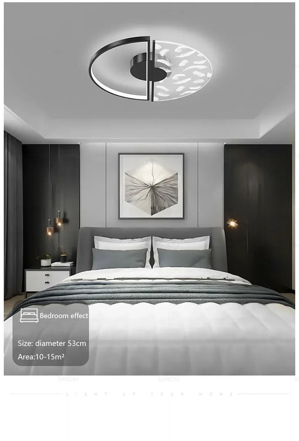 Ceiling Light - Modern LED Ceiling Lamp For Living Dining Room Indoor Home Decor Lighting Fixture SW-36210345 - SWEET-LIGHTS