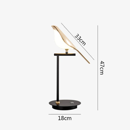 Table Lamp - Modern LED Magpie Bird Model for Indoor Reading SW-36210347 - SWEET-LIGHTS