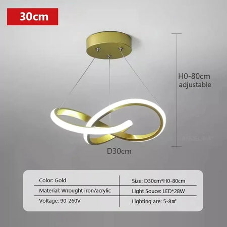 Pendant Light - Nordic LED Ceiling Pendant Lamp for Dining Room and Living Room Creativity Simple Illumination Light SW-36210567 - SWEET-LIGHTS