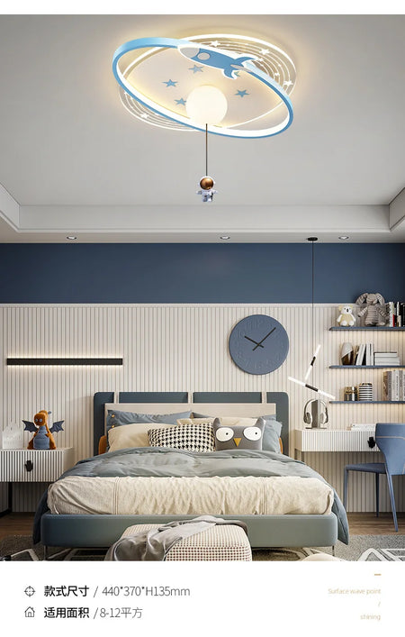 Children Lighting - Modern Astronaut Led Ceiling Lights Chandelier for Kids Room SW-36210435 - SWEET-LIGHTS
