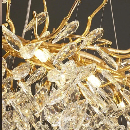Pendant Light - Modern Luxury Crystal Branches Chandelier LED Fixture SW-36210457 - SWEET-LIGHTS