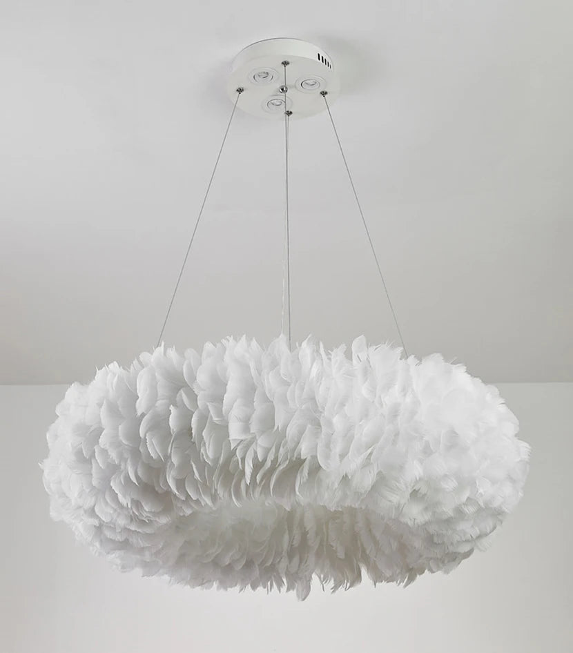 Pendant Light - Nordic Goose Feather LED Chandelier Home Decor SW-36210345 - SWEET-LIGHTS