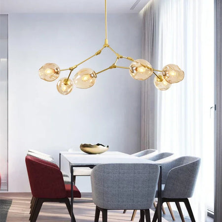 Pendant Light - Italy Designer Magic Bean Ceiling Chandelier Multi Color Glass Lampshade LED Lighting SW-36210458 - SWEET-LIGHTS