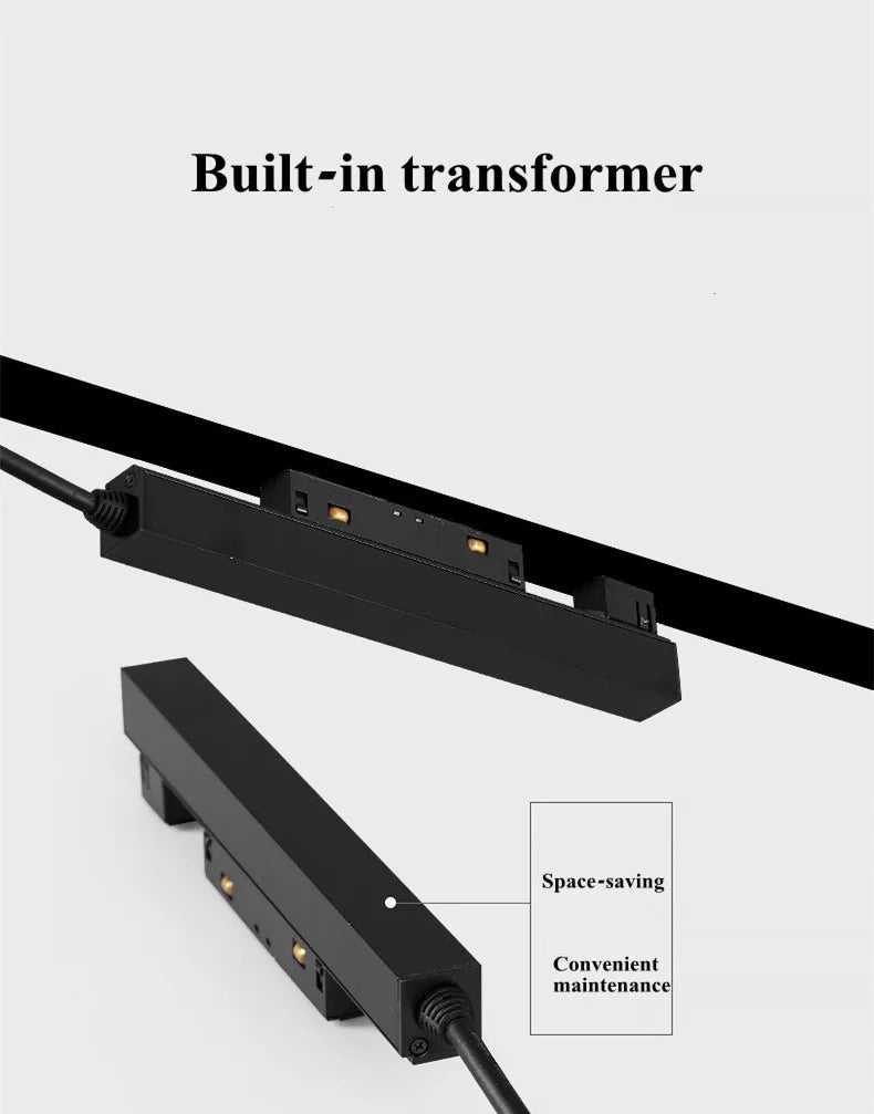 Spotlight - Magnetic Track Light Grille Flood Lamp DC48V Indoor Living SW-36210345 - SWEET-LIGHTS
