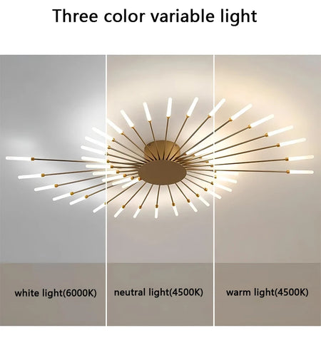 Ceiling Light - Modern Creativity Fireworks LED Chandeliers SW-36210345 - SWEET-LIGHTS