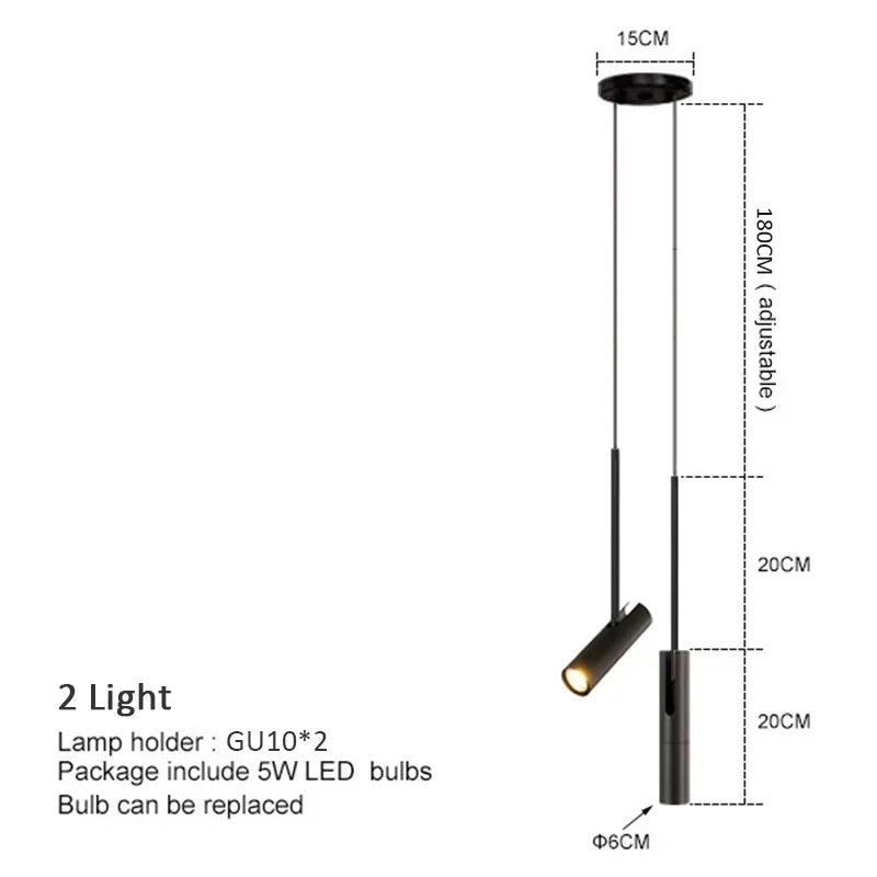 Pendant Light - Minimalist LED Hanging Pendant Lights for Bedroom Dining Room Kitchen Restaurant Spotlight Chandelier SW-36210458 - SWEET-LIGHTS