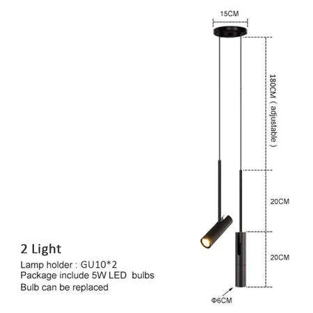 Pendant Light - Minimalist LED Hanging Pendant Lights for Bedroom Dining Room Kitchen Restaurant Spotlight Chandelier SW-36210458 - SWEET-LIGHTS