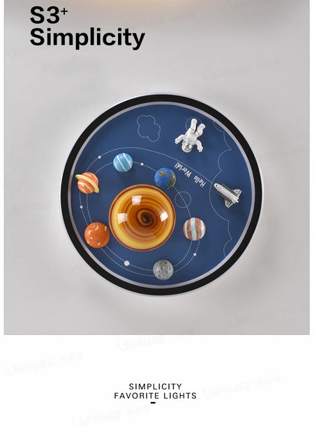 Children Lighting - Astronaut Space Planet Ceiling Lights LED Decor SW-36210457 - SWEET-LIGHTS