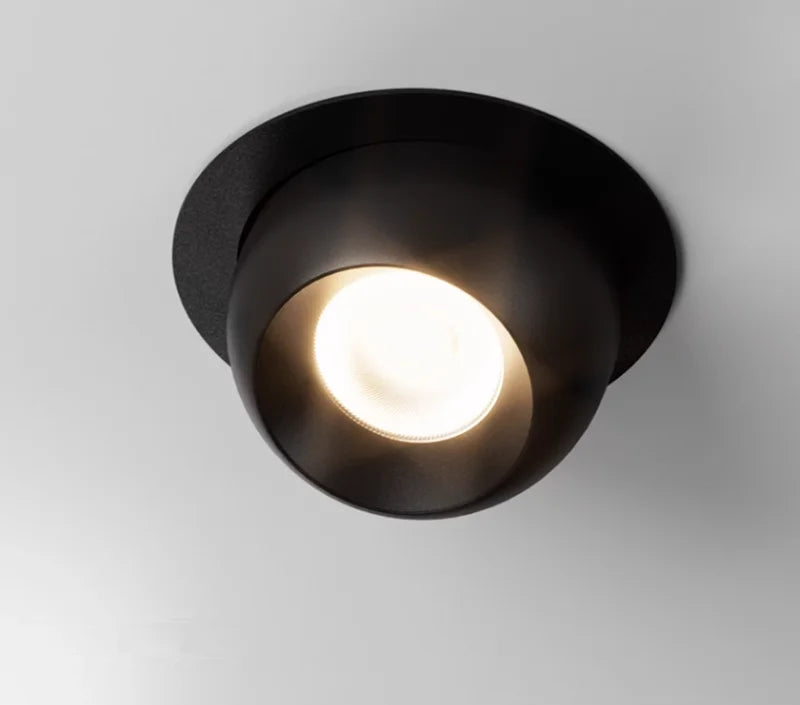 Spotlight - Embedded Rotating LED Downlights 7W9W12W15W20W Anti Glare COB Spot Lights AC90-260V SW-36210453 - SWEET-LIGHTS