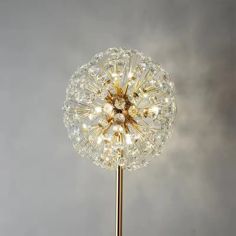 Floor Lamp - Nordic Contemporary Style Crystal Minimalistic Iron Glass Body SW-36210457 - SWEET-LIGHTS