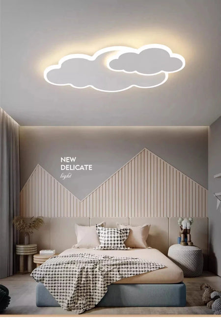 Children Lighting - Creative Cloud Children's Room LED Ceiling Light Modern Bedroom Study Lamp Nordic Designer Fixture SW-36210458 - SWEET-LIGHTS