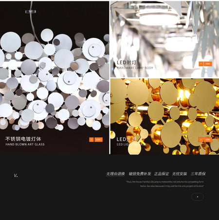 Chandelier - Pendant Lamp for Post-Modern Dining Room SW-36210234 - SWEET-LIGHTS