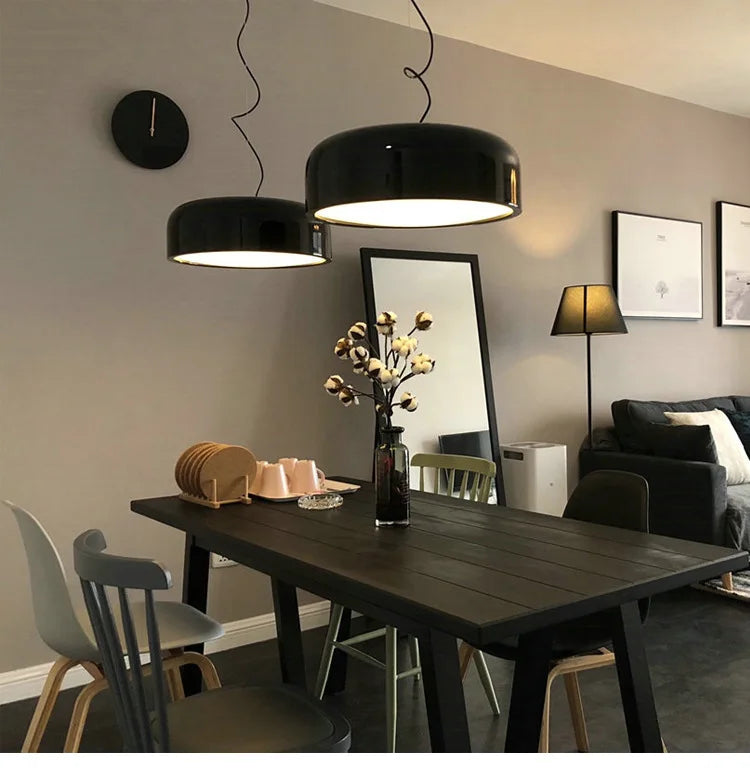 Pendant Light - Smithfield Aluminum Black White Designer Lamp SW-36210345 - SWEET-LIGHTS