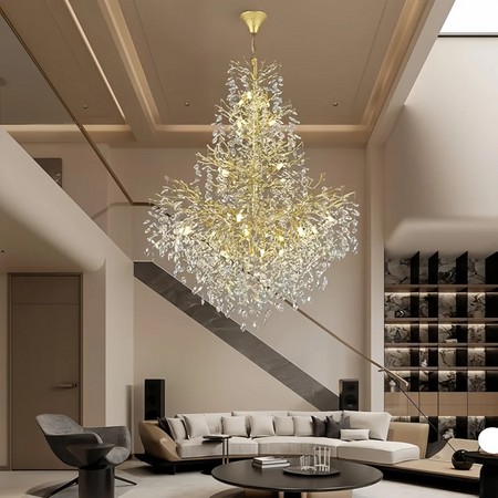 Chandelier - Luxury Modern Crystal Ceiling Lighting for High Ceilings SW-36210478 - SWEET-LIGHTS