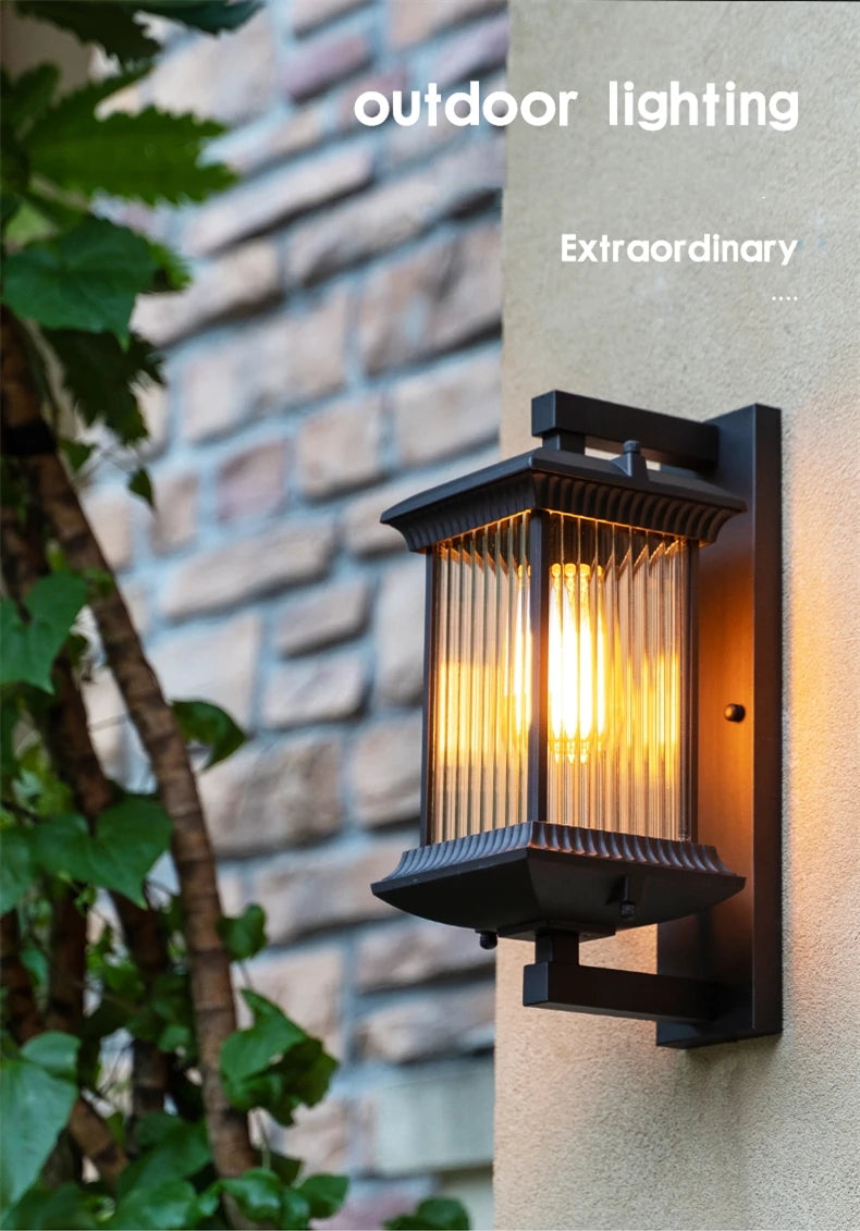 Outdoor Light - Metal Waterproof Outdoor Wall Lamp AC90-260V for Hotel Villa Porch Garden SW-36210457 - SWEET-LIGHTS