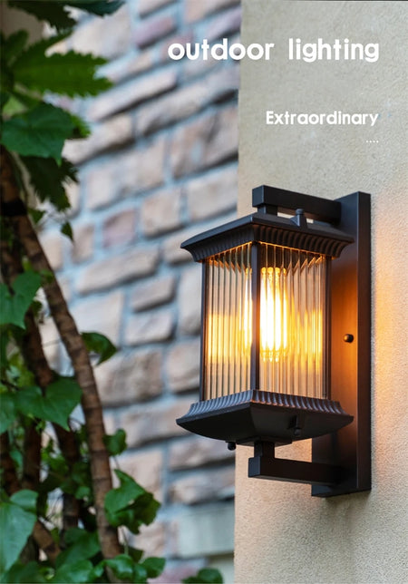 Outdoor Light - Metal Waterproof Outdoor Wall Lamp AC90-260V for Hotel Villa Porch Garden SW-36210457 - SWEET-LIGHTS
