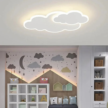 Children Lighting - Creative Cloud Children's Room LED Ceiling Light Modern Bedroom Study Lamp Nordic Designer Fixture SW-36210458 - SWEET-LIGHTS