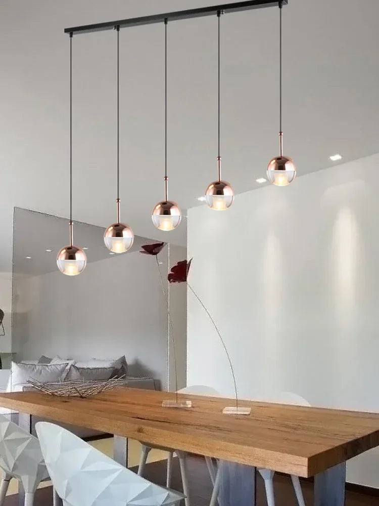 Pendant Light - Creative Round Crystal Dora Long Line for Bedroom and TV Background SW-36214567 - SWEET-LIGHTS